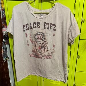 Peace Pipe Graphic Women's Top